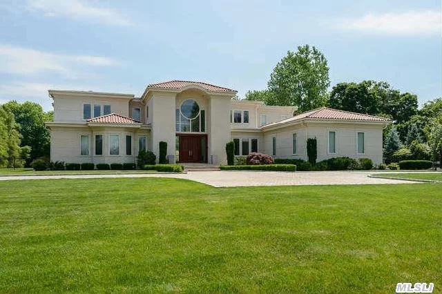 Pristine Custom Built Contemporary Colonial Situated On 2.25 Acres In Prestigious Upper Brookville. Large Entertaining Rooms With Walls Of Windows Overlooking 2 Park Like Acres, Soaring Ceilings, Custom Marble Floors With Radiant Heat, 2 Master Bedroom Suites ( 1 On The Main) ,  Gourmet Kitchen, Surround Sound, 3 Car Garage, Locust Valley Schools.30 Minutes To Manhattan.