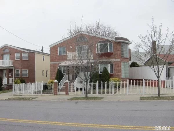 2 Family House. Impressive Frontage, Amazing Location And School District. Needs Tlc. Sold As- Is And It Is Irregular Lot