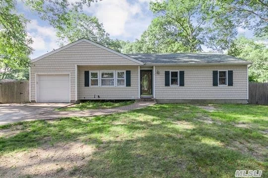 Lovely Ranch Style Home With Large Living Room With Hardwood Flooring, Dining Room, Eat-In-Kitchen, Family Room, 3 Bedrooms And 1 Full Bath, Plus Partial Basement, One Car Garage & Fenced .51 Acre Mid-Block Location.