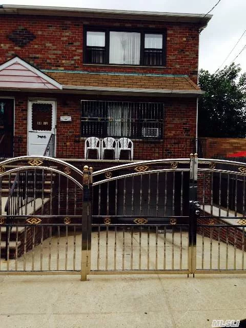 Whole House Is Brick. Stainless Steel Gate, Window Guards Are Stainless Steel, Huge Back Yard. House Built Not Long Ago. Only 46 Years.Wood Floor Just 3 Months Old, Roof One Year Old .