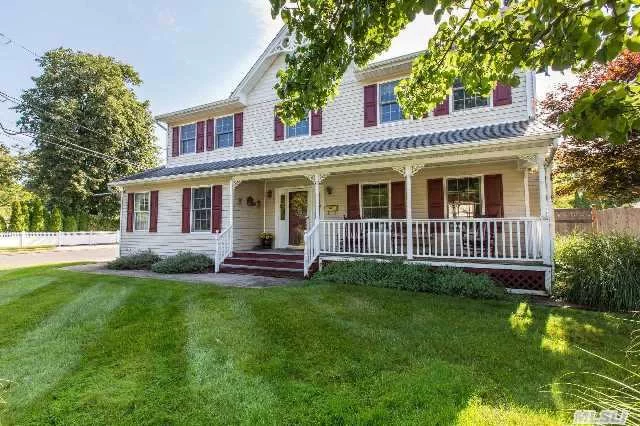 Beautiful Custom Built 4 Bdrm, 2.5 Bath Colonial Offers Large Eik With Granite Counter Tops, Den W/Wet Bar. Beautiful Hw Floors Throughout, Huge Master Suite W/Private Bath, All Nestled In A Tranquil Backyard Setting Located South Of Montauk. . Star Approved $12, 956.69.