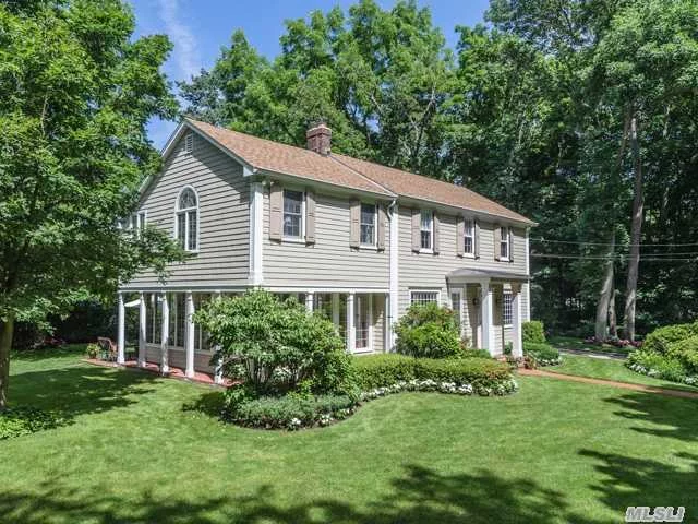 Delectable Country Accents Adorn This Charming Sundrenched Colonial In The Village Of Plandome. Built In 1928. This Beautiful Home Has A Gracious Ef, Lr W/Fpl, Den/Sun Room, Fdr, Eat In Kitchen/Patio. 2nd Floor Master Suite, 2 Bedrooms, Full Bath, And Study. Cac. 2 Garages. Plandome Field And Marine. Close To Plandome Train Station, 34 Mins Nyc