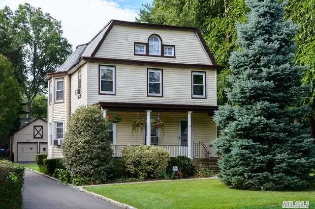 Turn Of The Century Colonial Updated To Reflect Today&rsquo;s Living While Maintaining Its Charm Of Yesteryear. Baths & Granite Kitchen, New Boiler, Upgraded Electric Service, Home Security And Inground Sprinklers Are Some Of The Updates, While The Granny Front Porch, Wood Floors, Decorative Trim & Moldings, Walk-Up Attic & 3.5 Car Garage Preserve Its Charm.