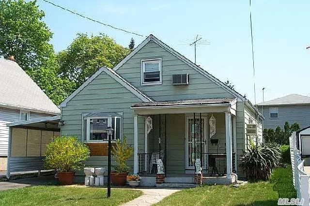 A Little T L C For This Charming Cape Or Build Your Own - Great Potential - 3 Bedrooms, 1 Bath, Open Lr/Eat In Kitchen, Basement + Laundry On Lovely Property In Nice Location On The Block-House Is In Fair Condition,  Gas Heating Was Updated Approx 10 Yrs Ago W/Copper Pipes, Etc & Has Termite Guarantee In Place - Guggenheim Elementary.