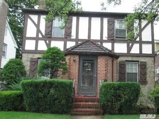 All Information Re Property Taxes And Lot Size Are Not Guaranteed And Should Be Verified By Buyer. Classic Tudor In Fresh Meadows In Great Condition. Foyer, Large Lr, Fdr,  Eik , 1/2Bath On 1st Floor. 3 Bds &Full Bth 2nd Floor. Large Yard With Sprinklers, Detached Garage, Lovely Landscaping. Original Gross Morton Model Being Sold As Is