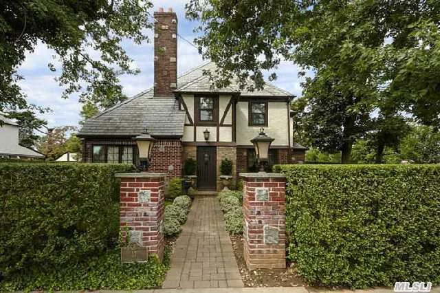 Charming, Spacious English Tudor Conveniently Located 1 Block From Old Mill Rd. Near Shops And Schools. Just Bring Your Toothbrush To This Meticulously Maintained Home With Many Upgrades Including Gourmet Kitchen, Custom Bathrooms, Gleaming Inlaid Hardwood Floors, Custom Window Treatments, Marvin Windows, Custom Crown Molding, Beautiful Paver Patio, French Doors And More!