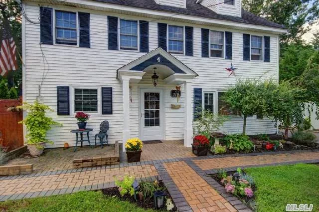 Location-Location-And Price Improved- Unique New Englander Colonial In The Heart Of Massa Park. Open Flow-New Kitchen-Lt Maple, Granite Counters, Ss Appls, Lr And Dr, French Doors To Backyard,  Open, Airy Staircase Leading Upstairs With Oversize Windows And Skilight Leading To The Bedrooms And Two More New Baths. New Sidewalk , Gas In Street. Outside Barbecue As Is