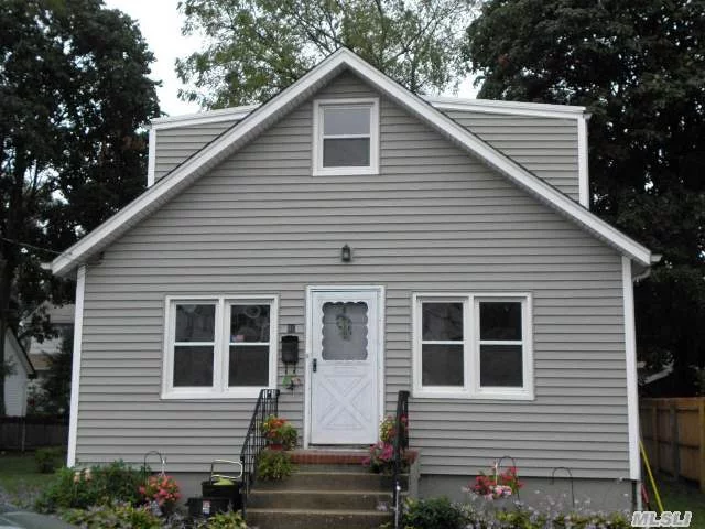 Updated Exterior With Extended Eat-In Kitchen. All As-Is.. 2nd Floor Is Currently 1 Bedroom, 1 Full Bath And A Huge Family Room. The Family Room Could Be Cut In Two, Making A Bedroom Wall With A Door And A Landing/Office. This Would Require Moving The Current Bedroom Door Closer To The Stairs, Accessible Though A New Landing/Office Area At Top Of Stairs.