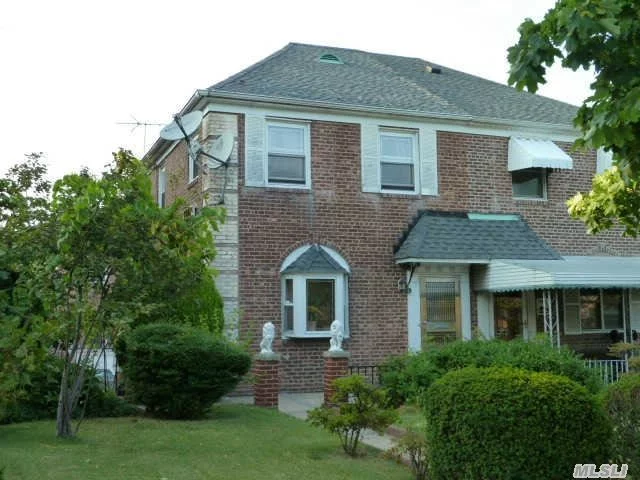 Solid Brick 1 Family Semi Detach. R4 Zoning, Could Be Converted To 2 Family. Close To All.