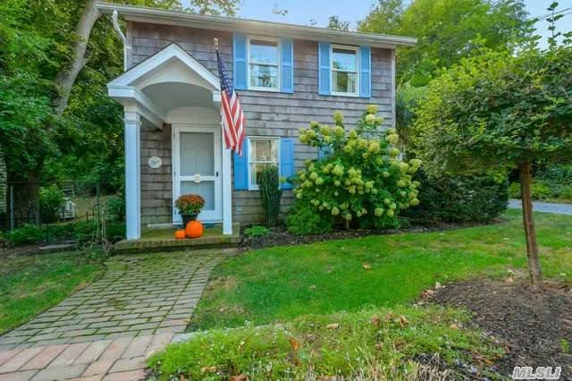 Founders Landing Beach Community. Updated Inviting Circa 1900 Cedar Shingled 2 Bedroom, 2 Bath Charmer With Special Touches Inside And Out. Great Kitchen And Baths, Beautifully Maintained Gardens, Wonderful Outbuilding And Separate Garage All Within Easy Reach Of Bay Beach, Marina, Nyc Transportation, And Village Amenities. Zoned Hamlet Business For Added Possibilities.