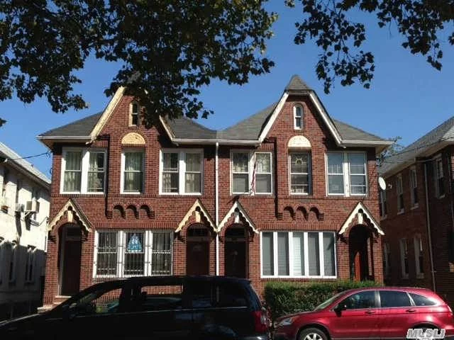 Each Floor Is About 1300 Sf, R4 Zoning, Can Be Changed To A 4 Family. Full Basement, 5 Bedroom,  2 Livingroom, 2 Kitchen, 3 Bathroom.