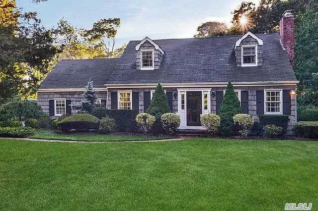 South Bayport 3 Or 4 Bed, 2.5 Bath Colonial Featuring Entry Hall, Eik, Living Room W/Fireplace, Formal Dining Room, Office Or 4th Bedroom, Master W/Wic & Full Bath, Cac, Oak Floors Up & Down, Gas Heat, Fireplace, Cooking & Hw Heater, Full Basement, Rear Screened In Porch, 2 Car Garage, Igs, Terrific Home And A Beautiful Shy Acre Property In South Bayport