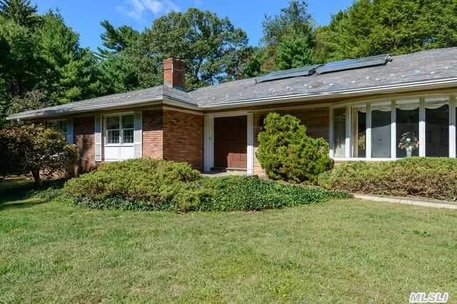 1970 Brick Ranch Lovingly Built By Homeowner. Large Rooms, Slate Roof, Plaster Moldings, Propane Generator, Central Vacuum, Electrostatic Filters On Heating And A/C Systems. Sitting On 2.49 Flat Acres.