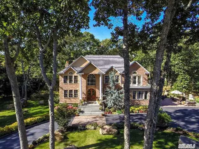 Builder&rsquo;s Own Custom Built Mediterranean Estate. No Expense Was Spared When Building This Brick And Stucco Home, With Gourmet Kitchen, Top Of The Line Appliances, Large Bedrooms, Beautiful Landscaping And Putting Green. Large Wood Burning Fireplace, Room For Wine Cellar, Radiant Heat Throughout Kitchen And Foyer. Highest Quality Throughout! A True North Fork Gem!