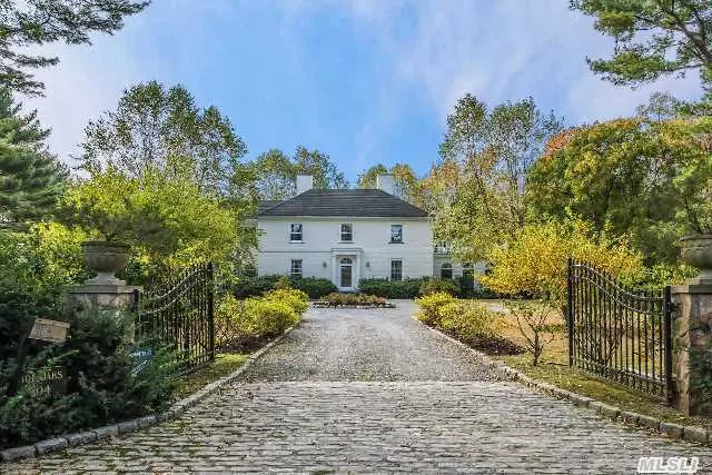 Best Value In Mill Neck!!! Prospective Purchasers To Verify Taxes And Info. Extremely Private, Gated, Quiet Estate, 3.45 Flat Acres, Spectacular Property, Stunning Light-Filled Georgian, 4/5 Br, 4.55Bth, Grand Rooms, 3/Fp, Exquisite Millwork, Fabulous Details, Bluestone Patios, Ig Heated Pool, Fully Fenced, Alarm System, 12 Zone Sprinkler System, Roof W/ 30 Yr Warranty.
