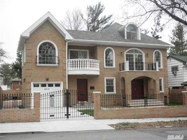 One Of A Kind Contemporary Colonial Fully Rebuilt In 2013. 5Br, 5Baths. The Home Features Large 2 Story Living Room, Stainless Steel Appliances Spacious Eat-In-Kitchen, And Immaculate Granite Floors, Countertops And Woodwork All Through The House. Great For Mother/Daughter. Walk To Alley Pond Park. Best School Dist#26