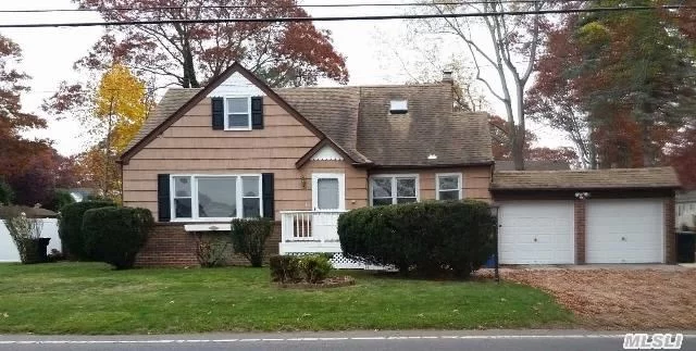 Cape 4 Br, 1.5 Baths, 2 Car Garage In Hunter Ridge Area. New Appliances, New Carpet ..Wood Floors, All Newly Painted. 1 1/2 Baths, Full Basement With Ose , Solar Panels On Roof For Large Hot Water Heater. Roof Under 10 Years Old. Lot 80 X 103. West Islip Schools. Just Reduced!!!