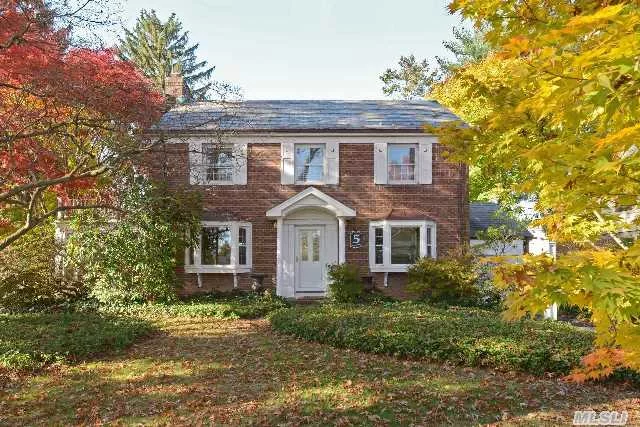 Gracious All Brick Colonial On Extra Wide 110&rsquo;X125&rsquo; Property W/Spacious Yard. Quiet Location Within The Presidents Section. Large Living Room With Wood Burning Fireplace, Formal Dining Room, Updated Kitchen And Powder Room, 3 Roomy Bedrooms With Ample Closets, Full Bath. Brick Exterior And Slate Roof.