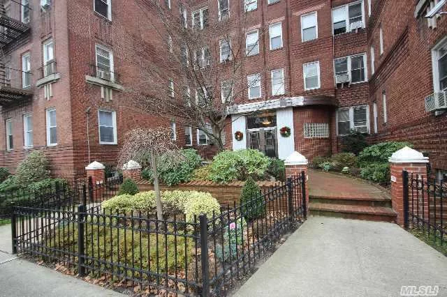 This Stunning 1 Bedroom Condominium Is Located In The Immaculate 65-36 Wetherole Street Building In Rego Park. This Charming Dwelling Contains Only 64 Units.Unit # 205 Has An Extremely Large Oversized Bedroom. It Is Also Equipped With A Delightful Eat-In-Kitchen, 1 Full Bathroom And An Immense Living Room Which Has More Than Sufficient Room For A Quaint Dining Area.