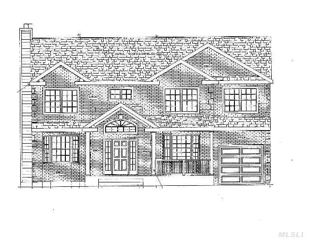 Stunning! New Construction To Be Built. 5 Bdrm Center Hall Colonial In Desirable Plainview. Bright Vaulted Entry, Spacious Open Floor Plan, Formal Lr&Dr, Eik, Gran Isl,  Master Ste. W/ Large Wic, 4 Full Bths. Igs, Hw Floors, Cac, Quality Craftsmanship & Attention To Detail Throughout! Rendering Shown Is Not Exact To This Home. Now Is The Time To Make It Your Own!