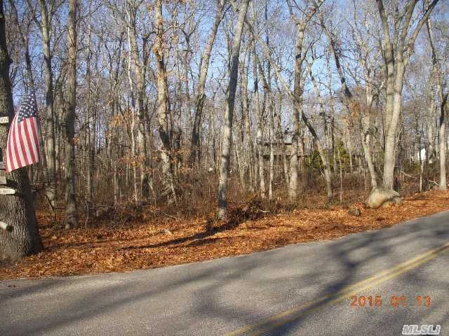 1+ Acre Of Residential Level Buildable Land Near To All The North Fork Has To Offer, Build Your Perfect Retreat. Beautifully Wooded Short Stroll To Sound Beach.