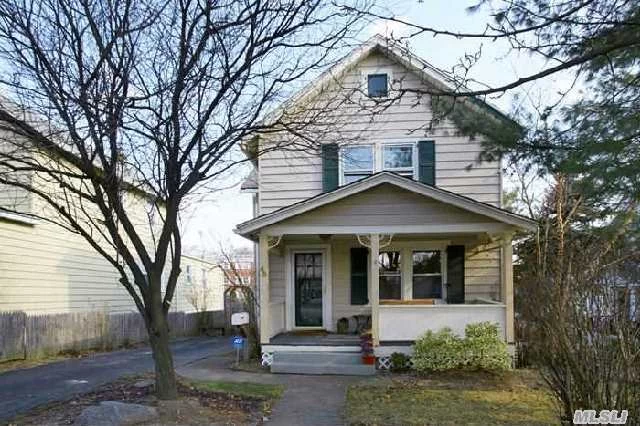 Convenient & Charming Colonial Just Steps From Port Washington Train Station. Quiet, Fenced Backyard & Deck. Hardwood Floors, French Doors, Office/Mud Room Off Roomy Eik. Near Town, Restaurants.