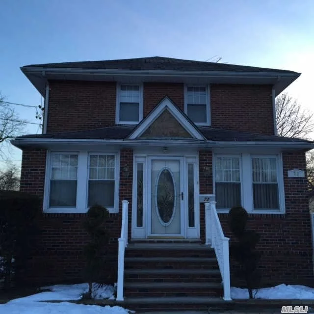 Solid Brick 2 Fam 2 Over 2 With Finish. Bsmt Big Property For 6 Car Garage