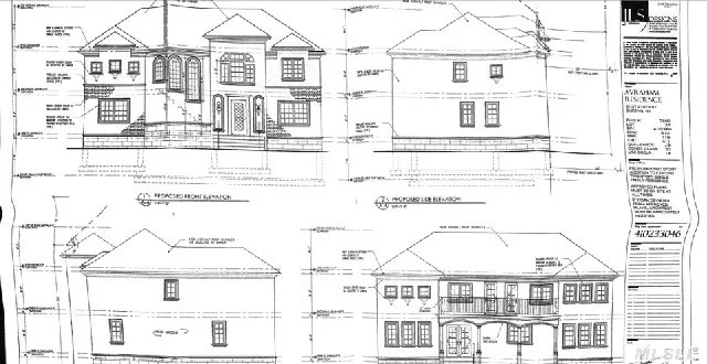 Excellent Opportunity To Build Your Dream Home !!!!!!!!!!!!!! Property Size 95 X 100. Property Has Approved Plans To Build 4750 Sq Ft Living Space Plus Attic. Existing House Is A Center Hall Cape With Fieldstone First Floor Exterior Master Bedroom On First Floor. Needs Tlc Or Build A Magnificant New Home. Close To Schools, House Of Worship & Long Island Expy.Disrtict 26