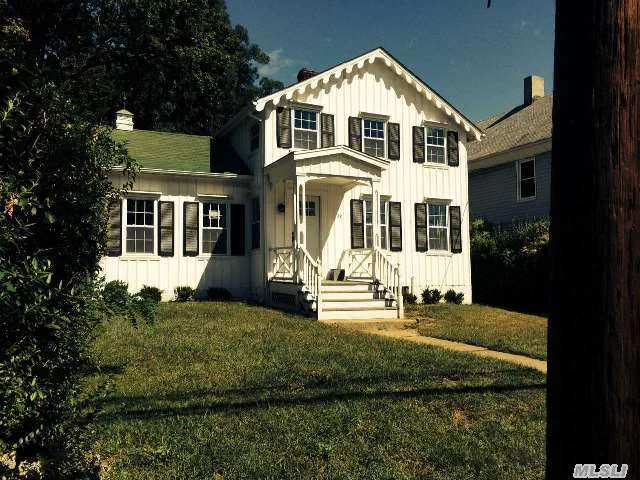 Charming Historic Farmhouse- Totally Restored And Modernized- Large Kitchen/Family Room Perfect For Modern Life Style- Main Level Bedroom Or Study- Large Master Bedroom On 2nd Floor-Flooded With Natural Light-Historic Board And Batten Siding Has Been Carefully Restored- Separate Auxiliary Building/Studio.- Near The Village & Beach. Ob-En Sd #6