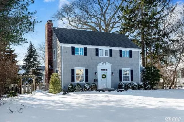 Meticulously Updated Center Hall Colonial On The Cascade Lakes. Flr W/Fp, Fdr, Kit W/New Ss Apps, Den, Sunrm, Amazing Laundry Rm W/Summer Kit & Rad Heat, Wd Flrs, Crwn Mlds, New Full Bth W/Rad Heat, New Mstrbth W/Rad Heat, 1Zone Ac, Dry Bsmnt, Lrg Attic, Igs, New Frt & Bk Walkways, 2 Car Det Gar, New Ext Paint & Shutters, New Lndscp. Your Dream Home!!! Village Docking, Tennis & Beach