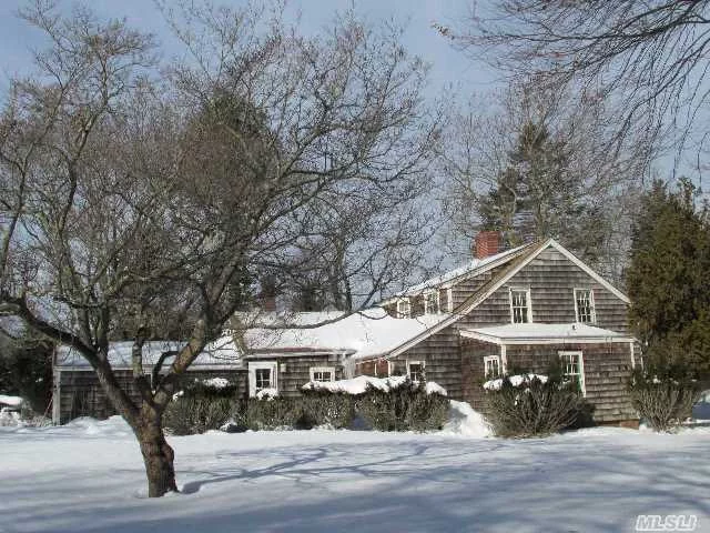 Mattie Wells Home- Built In 1831 -Attempting To Verify - Surrounded On Three Sides By Preserved Land- Primitive!! Restorers Delight- Wide Plank Pine Floors, Original Red Cedar Fireplace Facade On Fireplace Made With Lumber From Local Trees- Serene Private Location-- As Is Sale-