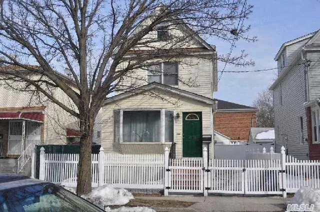 Legal Two Family Near St John&rsquo;s & Queens College. Renovated Kitchens And Baths. Finished Basement. Owner Occupy 2nd Floor And Basement. First Floor Rent $1, 350 (No Lease). Convenient To All