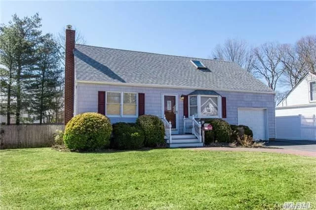 Expanded Cape With Hardwood Floors And Fabulous, New Kitchen ... Open To Den W/Wood Burning Stove And Sliders To Rear Deck! Kitchen Has Double Wall Oven, Gas Cooktop, Island And Plenty Of Counter Space. Upper Floor Has Three Bedrooms, Plus Option For 4th Bedroom On 1st Floor. Anderson Windows, Gas Heat, Cac, Igs, Bsmt, Garage And Spacious, Fully-Fenced Yard! Must See!