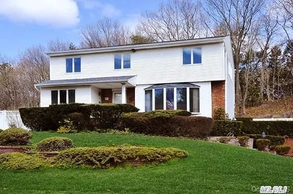 Great, Spacious 5 Br Ch Colonial In College Section Commack, Updtd Eik , Stainless Steel Appliances, Den W Gas Fpl, Mstr Suite W Updted Bthrm (1Yr), 4 Addtl Brs, Moldings, Wood Flrs Thruout, New Roof (2012), Country Club Bckyd W In-Ground Heated16 X 36 Vinyl Pool (Liner 1 Yr), Shed, Redwd Deck, Security System, .43 Acre,  Sun-Lit Prop. Beautiful Curb Appeal!