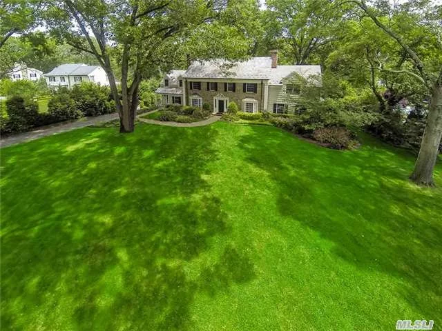 Beautiful Stone Center Hall Colonial On 1 Acre W Pool And Cabana. Grand Entertaining Rooms Plus Spacious Master Suite W Stylish Sitting Room W Fireplace, Office, Walk In Closets And 2 Master Baths. One Of The Prettiest And Most Sought After Address Within The Village Of Flower Hill.