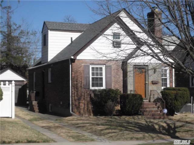 Classic Brick Tudor Cape In Excellent Condition. Nice Floor Plan With Great Flow. New Roof & Nice Wood Floors. Just Move Right Into This Home! Close To Transportation, Shopping, House Of Worship & More! Home Will Not Last. Best School Dist#26, Prime Bayside Location !