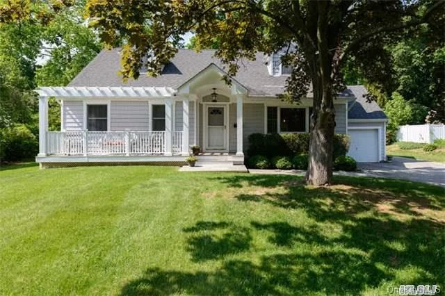 Rocking Chair Porch Leads To Most Charming And Totally Updated 4 Bedroom Cape With Open Floor Pan. Brand New Kitchen, New Screened Porch, C/A/C. New Maple Floors. Very Private Property.