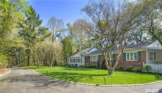 Spacious Large Ranch On 2 Half Acre Lots/Lg Mstr Suite/3 Upgraded Baths/Lg Great Room W/Custom Wood Cabinets And Fireplace/Wood Floors/Ss Appliances/Crown Molding/Cov. Patio W/Outside Basement Entrance/Det 2 Car Gar. W/Attic/Adjacent To Greenbelt And Walk To Town Recreation Facilities. See Attached Addendum For Much More Detail