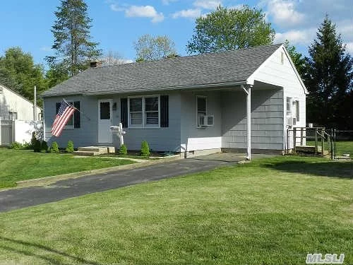 Lovely 2 Bedroom Ranch On Large Property. New Siding, Roof, Hw Floors & Pvc Fence. Low Taxes $7609.00 With Basic Star!-