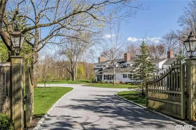 Truly Special Home In The Village Of Old Brookville With Several Recent Renovations. New Kitchen, Master Bedroom/Bathroom, Sun Room, And Garage. Exquisite Private Grounds Maintained To Perfection. Spa Like Pool With Separate Pool House.