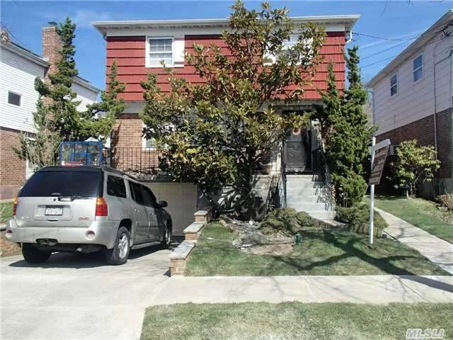 Spacious, Charming Colonial In Prime Bayterrace, Featuring 3 Brs Hw Floors,  2 1/2 Baths, Lr W/Large Windows Loads Of Sunshine, Hardwood Floors , Fdr W/Sliding Door To A 20Ft Deck, Eik W/Stainless Steel Appl, Granite Counter And Tiles Floor, Att Garage W/New Door, Ag Pool, Cac, Finished Basement, Near To Bayterrace, Baybridge Shopping Center And Cross Island Pkwy.