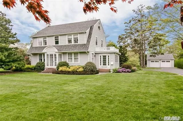 This Spacious 2, 460 Sqft 4 Bed, 3 Bath Dutch Colonial Is Full Of Character Starting In The Foyer W/French Doors, Bold Moldings & Hw Floors W/Inlay Boarder, 9&rsquo; Ceilings, Huge Eik, Lr, Formal Dr, Family Room, Office, Enclosed Sun Porch, Cac, Full Basement, On Absolutely Beautiful .79 Acre Property, Gas To House, 2 Car Detached Garage, Taxes W/Star 15, 246.88, Come Take A Look