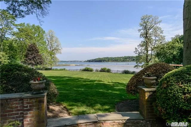 Stunning Waterviews From This 5 Bedroom Gold Coast Colonial On 2 Acres Of Prime Oyster Bay Cove Waterfront. Beautifully Landscaped Property With Pool, Multiple Patios, A Large Barn (With Electric), Private Beach And Mooring Rights.--All Just One Hour From Nyc.