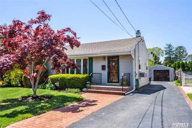 Great Updated Meticulously Maintained Ranch In The Heart Of Bethpage! 1.5 Detached Garage, Great Backyard For Entertaining, In Ground Sprinklers, Mid Block Location, Gas Heat & Cooking, Updated Kitchen & Baths, Full Finished Basement, Low Taxes! Don't Miss Out On This Opportunity Won't Last!