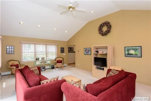 Shy 1900 Sq.Ft Sunny, Warm & Comfy! Move Right In. Beaut. Maintained Cape. Enjoy Entertaining In Oversized Eik Off Large Den (26X16) W/ Vaulted Ceilings & Sliders To Backyard W/ Trex Deck & Shed.Spacious Fdr, Lr/Fireplace, Oak Floors, Recent Gas Conversion, Cesspool 18 Yrs Old, Basement Can Be Finished.Oversized Garage.Close To Schools, Beaches, Restaurants, Shopping , Library.