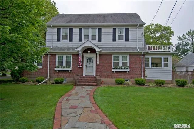 Price Reduction!! Charming Ch Colonial In North Syosset. 3 Or 4 Bedroom (4th Is In Attic Or Used As Office/Storage), 1.5 Bath, Eik, Formal Dr, Lr, Den. Mahogany Inlaid Flrs,       9&rsquo; Ceilings, French Doors. Close To Lirr. Taxes Are With E-Star Deduction