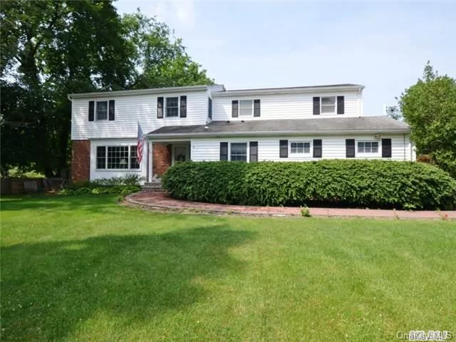 North Huntington, Spacious Expanded 5 Br, 2.5 Bath Colonial On Fabulous Secluded 1/2 Acre. Updated Expanded Kitchen With Walls Of Glass Overlooking Backyard. Expanded Master Suite, 2 Walk-Ins And 3 Double Closets, Large Bath, Main Level Office/Br. You Will Love The Amount Of Space. Taxes Being Grieved, Approx Estimated Reduction $3000. Current Taxes With Star Are $18, 011