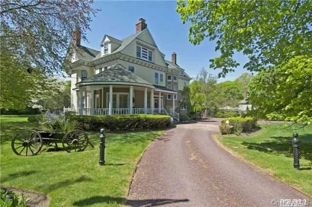 Step Back In Time Into Southmere One Of The Summer Cottages Built In 1890. Approx. 5000 Sq. Ft. Of Victorian Indulgence On 21, 838 Square Foot Lot, Measuring 117.20 X 186.28. Heating, Plumbing And Electric Are All Updated. Restored To Perfection Without Forfeiting Any Of The Ambiance Of This Chapter In Local History.