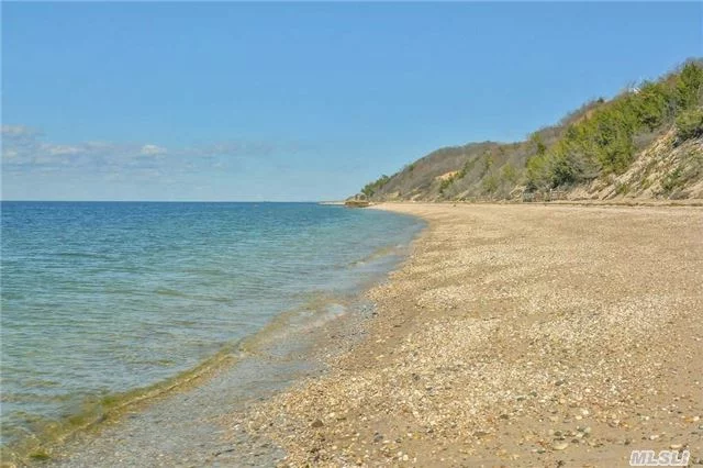 Along A Country Lane, Nestled Above A Wide Sandy Beach, This One Of A Kind Property Offers Sweeping Water And Coastal Views And Spectacular Sunsets With 101 Feet Of Long Island Sound Frontage. Build Your Dream Home In This Very Private Setting. Adjacent Waterfront Residence Also Available.