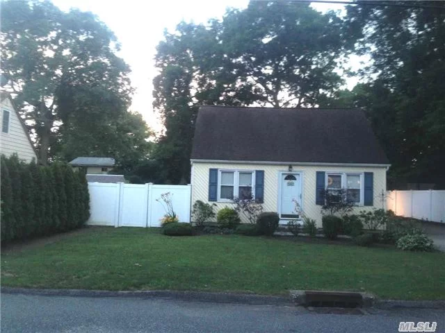 Super Low Taxes!! Truly Mint Condition Cape In The Heart Of Ronkonkoma. Easy Access To Lie And Within A Mile Of Train Station. This Home Was Totally Updated Just A Few Years Ago, Well Maintained And Very Spacious. Updated Roof, Windows, Kitchen, Bathroom, 2013 Energy Star Rated Boiler & Hot Water Heater. Own For Less Than Rent, The Opportunity Of A Lifetime.